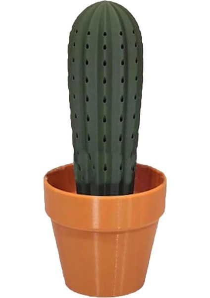 Kaktüs Kürdan Tutucu 3D Baskılı Kaktüs Kürdan Dağıtıcı Ev Tesisi Kürdan Kaktüs Sahibi, B (Yurt Dışından)