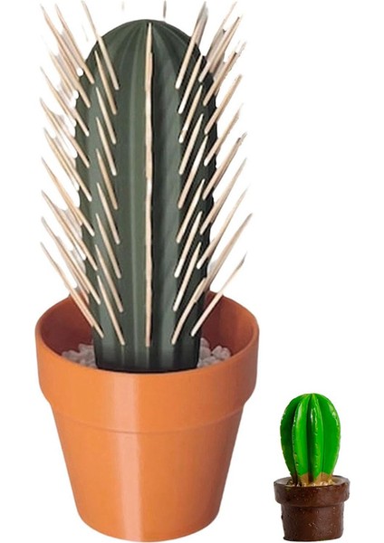 Kaktüs Kürdan Tutucu 3D Baskılı Kaktüs Kürdan Dağıtıcı Ev Tesisi Kürdan Kaktüs Sahibi, B (Yurt Dışından) fiyatları