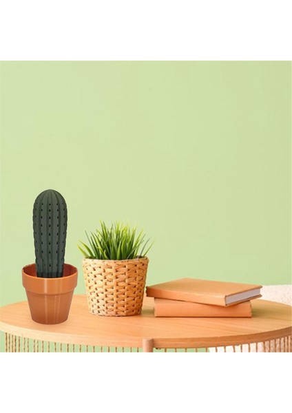 Kaktüs Kürdan Tutucu 3D Baskılı Kaktüs Kürdan Dağıtıcı Ev Tesisi Kürdan Kaktüs Sahibi, B (Yurt Dışından) fırsatları