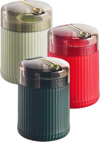 3 Adet Otomatik Kürdan Dağıtım, Push Tipi Kürdan Saklama Kutusu Kürdan, Yeni Kürdan Tutucu Dağıtıcı (Yurt Dışından)