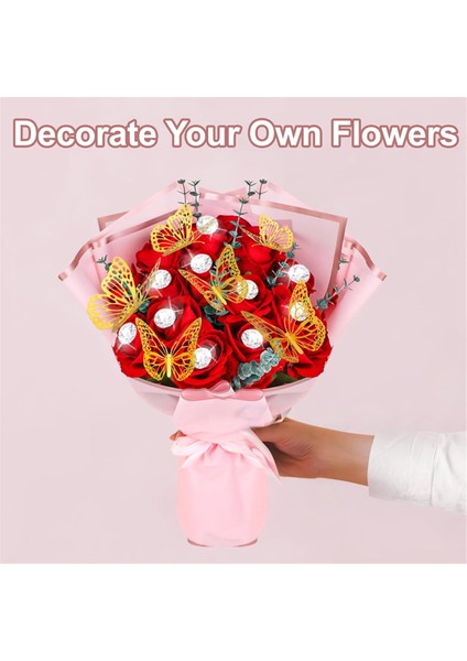 40 Yaprak Çiçek Ambalaj Kağıdı Set Çiçek Buketi Anneler Günü Düğün Doğum Günü Mezuniyeti Diy Hediye Pembe (Yurt Dışından) fiyatları