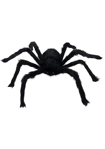 Cadılar Bayramı Örümcek Dekorasyonu, Siyah Yumuşak Korkunç Örümcek Hayata Bakım Okumo Sahne Aileler ve Avlular Için Uygundur (Yurt Dışından)