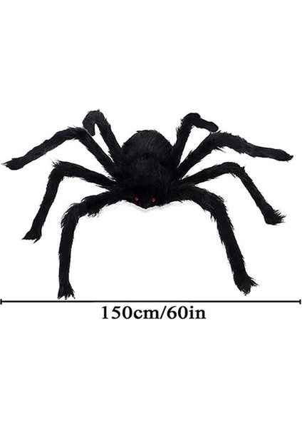 Cadılar Bayramı Örümcek Dekorasyonu, Siyah Yumuşak Korkunç Örümcek Hayata Bakım Okumo Sahne Aileler ve Avlular Için Uygundur (Yurt Dışından) fiyatları