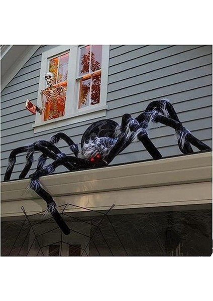 Cadılar Bayramı Örümcek Dekorasyonu, Siyah Yumuşak Korkunç Örümcek Hayata Bakım Okumo Sahne Aileler ve Avlular Için Uygundur (Yurt Dışından) fırsatları