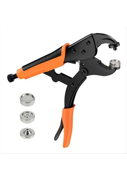 Deri Çıtçıt ve Dikiş Için Üç Kalıp ile Ağır Hizmet Tipi Snap Bağlantı Elemanı Pensesi Ayarlanabilir Alet Pensesi (Yurt Dışından)