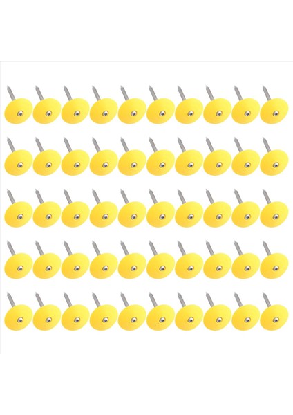 2 Inç Plastik Yuvarlak Kapak Çivileri Galvanizli Katran Kağıt Çivileri Ev Için Sarma Sabitleme Köpük Tahta Çatı Kaplaması, 50 Adet (Yurt Dışından)