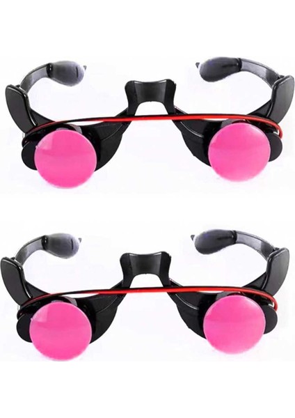 2pcs Cadılar Bayramı Korku Kırmızı Göz Gözlükleri Props Komik Kişilik Korkunç Korku Glassesparty Zor Gözler Cosplay Prop Glow (Yurt Dışından)
