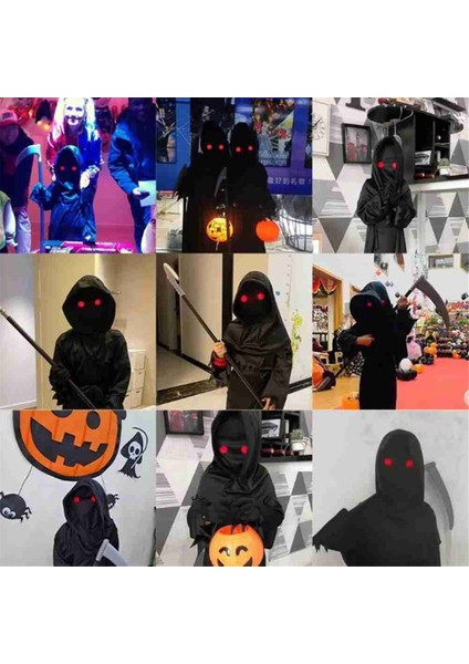 2pcs Cadılar Bayramı Korku Kırmızı Göz Gözlükleri Props Komik Kişilik Korkunç Korku Glassesparty Zor Gözler Cosplay Prop Glow (Yurt Dışından) indirimleri