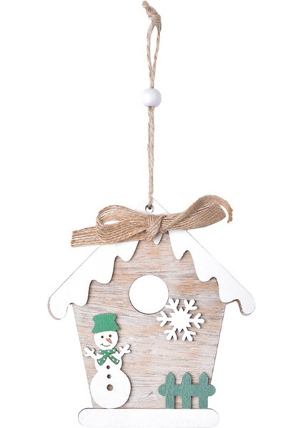 Noel-Dekorasyon Ahşap Kulübe Kolye Kardan Adam-Elk Noel Ağacı Yaratıcı-Holiday Ahşap Kolye (Yurt Dışından) modelleri