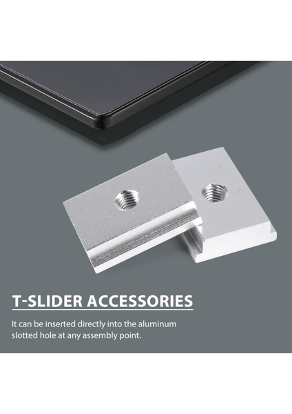 M6 T-Track Sürgülü Kayma Somun Alüminyum Alaşım T Yuva Somunu Ahşap Işleme Aracı Için Somun Vidalı Yuva Düzeltme 10 Pccs (Yurt Dışından) modelleri