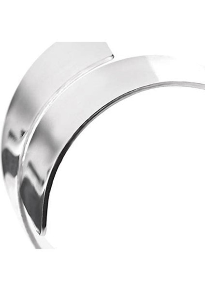 6 Adet Peçete Yüzüğü, Düğün Noel Partisi Yemek Masası Dekor Gümüş Için Daire Peçete Sahibi (Yurt Dışından) modelleri