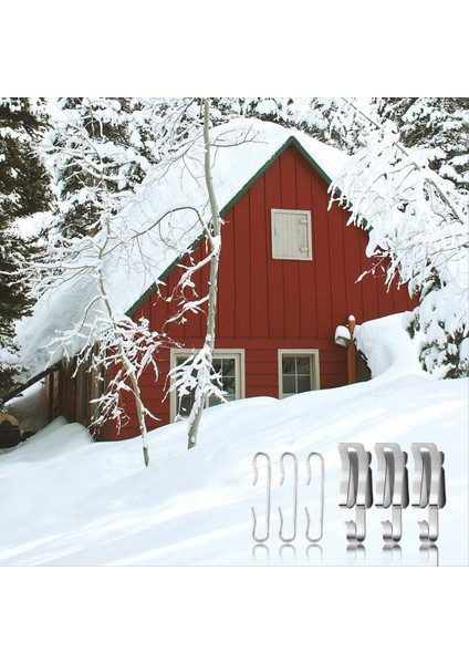 50PCS Isı Kablosu Çatı Klipsleri ve Aralayıcılar, Metal Deneme Kablosu Kancaları ve Aralayıcılar Açık Açık Oluk Isı Bandı Klipsleri (Yurt Dışından) indirimleri