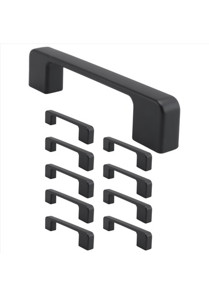 10 Adet Mobilya Dolabı Düğmeleri Için Siyah Kulplar ve Mutfak Tutamakları Çekmece Düğmeleri Dolabı 96MM Çekiyor (Yurt Dışından) fiyatları