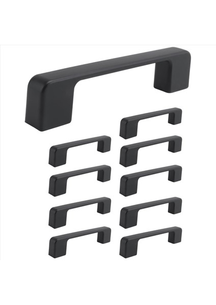 10 Adet Mobilya Dolabı Düğmeleri Için Siyah Kulplar ve Mutfak Tutamakları Çekmece Düğmeleri Dolabı 96MM Çekiyor (Yurt Dışından) modelleri