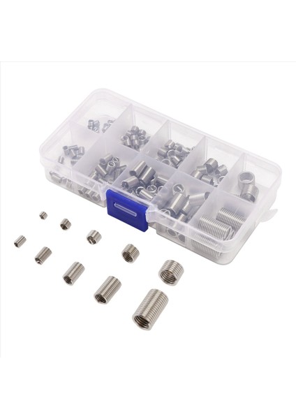 150PCS Iplik Onarım Ekleri M3 M4 M5 M6 M8 Paslanmaz Çelik Helikopar (Yurt Dışından) fiyatları