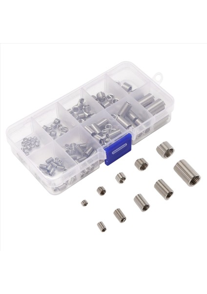 150PCS Iplik Onarım Ekleri M3 M4 M5 M6 M8 Paslanmaz Çelik Helikopar (Yurt Dışından) modelleri