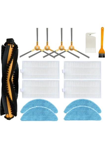 Kabum Smart 700 /500 Robot Vakum Süpürge Yedek Yedek Parçalar Ana Yan Fırça Hepa Filtre Mop Rags (Yurt Dışından)