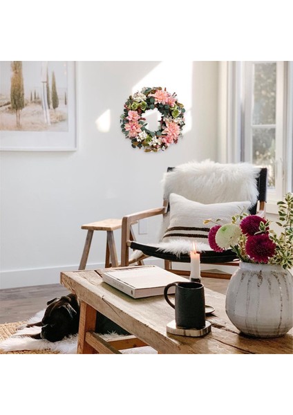 Yapay Çelenk Bahar Yaz Gül Çelenk Ipek Ilkbahardan Sonbahar Çelenk Ön Kapı Bahçe Partisi Ev Duvar (Yurt Dışından) modelleri