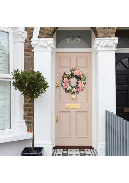 Yapay Çelenk Bahar Yaz Gül Çelenk Ipek Ilkbahardan Sonbahar Çelenk Ön Kapı Bahçe Partisi Ev Duvar (Yurt Dışından) fırsatları