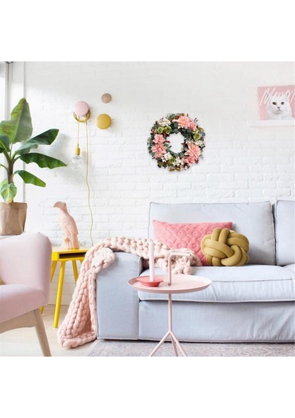 Yapay Çelenk Bahar Yaz Gül Çelenk Ipek Ilkbahardan Sonbahar Çelenk Ön Kapı Bahçe Partisi Ev Duvar (Yurt Dışından) indirimleri