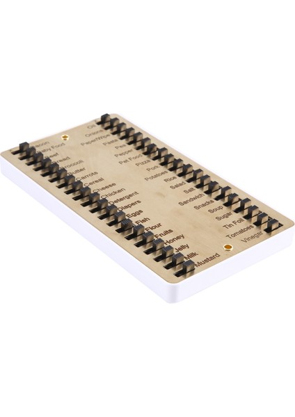 Metal Bakkal Listesi, Bellek Hatırlatma Tahtası, Alışveriş Için Metal Sürgülü Alışveriş Listesi Mat 5.5X3.15IN (Yurt Dışından) indirimleri