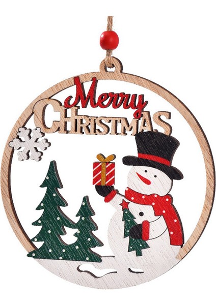 Ahşap Asma Noel Süsleri Içi Boş Ahşap Kesim Yuvarlak Ren Geyiği Ağacı Ahşap Süsler Rustik Tatil Ahşap Etiketi (Yurt Dışından) modelleri