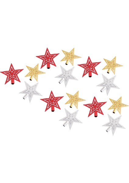 30PCS Yıldız Asma Tatil Dekoratif El Sanatları 5 Nolu Yıldız Asma Dekorasyon Kolye Pentagram Çelenk Aksesuarları (Yurt Dışından) fırsatları