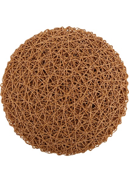 12PCS Kağıt Örgülü Yuvarlak Placemats, Yemek Masaları Kapalı ve Dış Mekan Paspasları Açık Kahverengi Için Kaymaz Isı Masa Paspasları (Yurt Dışından) fiyatları
