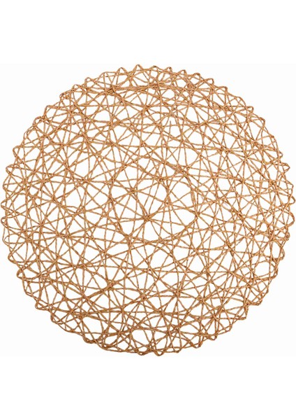 12PCS Kağıt Örgülü Yuvarlak Placemats, Yemek Masaları Kapalı ve Dış Mekan Paspasları Açık Kahverengi Için Kaymaz Isı Masa Paspasları (Yurt Dışından) modelleri