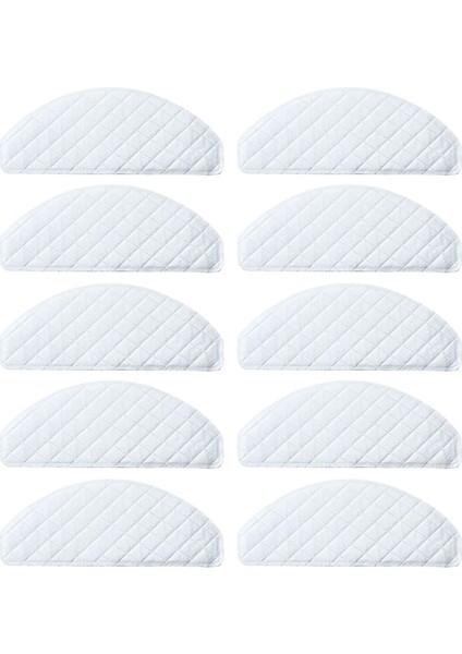 10PCS Ecovacs Deebot Ozmo T8 Vakum Süpürge Paspas Kumaşları Moping Pedler Yedek Parçalar (Yurt Dışından)