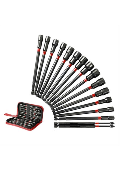 Manyetik Somun Sürücüsü 6 Inche Lider Somun Sürücüsü Lider Somun Drive Cihaz (16 Adet) (Yurt Dışından)