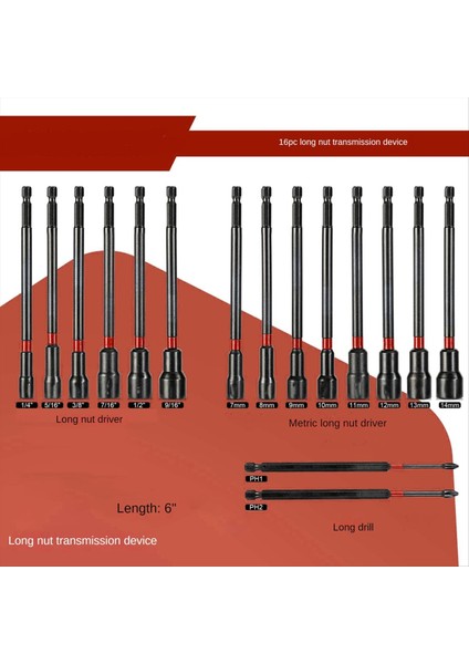 Manyetik Somun Sürücüsü 6 Inche Lider Somun Sürücüsü Lider Somun Drive Cihaz (16 Adet) (Yurt Dışından) fiyatları