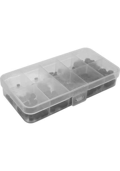 200PCS M3 M4 M5 M6 M8 Hex Kafa Soketi Hex Grub Vida Seti Çiftlik Kiti (Siyah Alaşımlı Çelik) (Yurt Dışından)