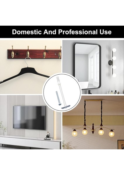 1/4in-20 Inçlik Tutturucu Boyutları Için Cıvatalı Alçıpan Ankrajı, Tv Montajı Için Ağır Hizmet Tipi Içi Boş Alçıpan Ankraj Kiti, 22 Adet (Yurt Dışından) indirimleri