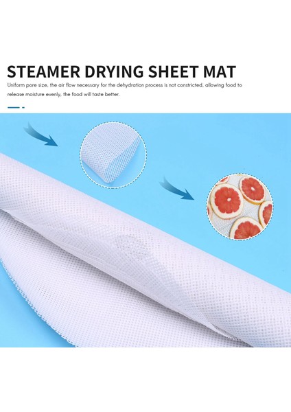 8 Adet Yuvarlak Silikon Kurutucu Tabakaları, Yapışmaz Meyve Dehidratör Paspasları, Meyve Kurutma Makinesi Için Yeniden Kullanılabilir Vapur Paspas Tabakası (Yurt Dışından) fırsatları