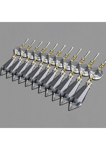 20PCS Dıy Şeffaf Gözyaşı Avize Kolye Parçaları Boncuklar, Avize Asılı Dekorasyon (Yurt Dışından) fiyatları