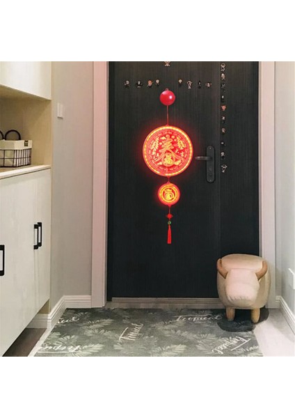 Çin Ay Yeni Yıl Dekoratif Aydınlık Şanslı Asma LED Renk Işıkları Akrilik Işık Işareti Neon Ortam Işığı, A (Yurt Dışından) fiyatları