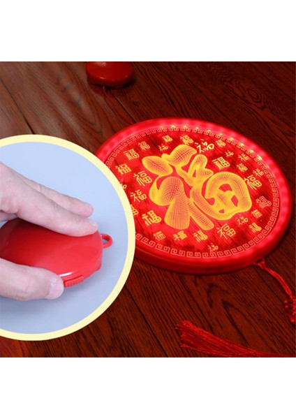 Çin Ay Yeni Yıl Dekoratif Aydınlık Şanslı Asma LED Renk Işıkları Akrilik Işık Işareti Neon Ortam Işığı, A (Yurt Dışından) modelleri