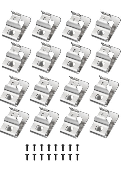 16PCS 304 Paslanmaz Çelik Matkap Klipsleri N268241 Için Vidalı Alet Kancaları 20V Elektrikli El Aletleri DCD980 DCD980L2 DCD985 (Yurt Dışından)