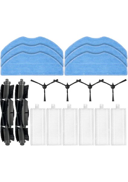 Ezvız Re4 / Re4 Plus / Re5 / Re5 Plus Yedek Parçalar Aksesuarları Ana Yan Fırça Mop Bezi Hepa Filtresi A (Yurt Dışından)