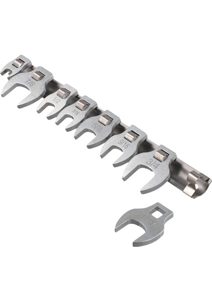 3/8 Inç Fındık Crowfoot Anahtar Seti Boynuz Anahtarları Kare Kafalar Donanım Aracı Anahtarı Imparatorluk Bullhorn Anahtarları (Yurt Dışından)