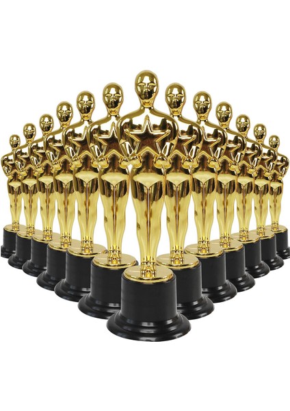 24 Paket Plastik Altın Yıldız Ödülü Kupaları Parti Favorları, Okul Ödülü, Oyun Ödülü, Parti Ödülü (Yurt Dışından)