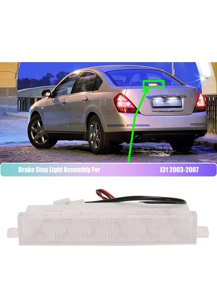 Araba Arka Yüksek Pozisyon Fren Lambası Fren Nissan Tana Için Maksima Cefiro J31 2003-2007 26590-9Y00A (Yurt Dışından) fiyatları