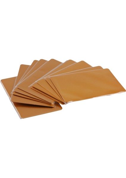 10PCS/SET 0.8mm Kalınlıkta Metal Kart Kartları Dıy Gravür Diy Kart Ofis Malzemeleri Gravür Için Boş Lazer Boşlukları (Yurt Dışından) fiyatları