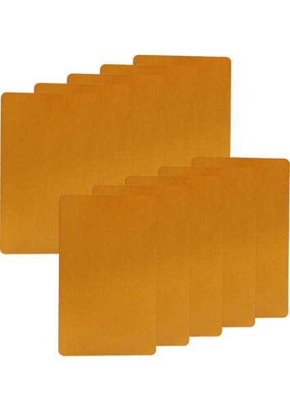 10PCS/SET 0.8mm Kalınlıkta Metal Kart Kartları Dıy Gravür Diy Kart Ofis Malzemeleri Gravür Için Boş Lazer Boşlukları (Yurt Dışından) modelleri