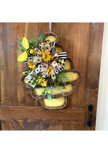 Arı Tel Çelenk Çerçevesi, Ilkbahar ve Yaz Veranda Sundurma Dekorasyonu, Ev Dekorasyonu ve Dış Mekan Için Uygun (Yurt Dışından) indirimleri