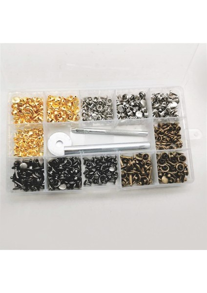 240PCS/SET Deri Perçinler 4pcs ile Çift Kapak Perçin Deri Ceket Kot Pantolon Için Sabitleme Aletleri (Yurt Dışından) fiyatları