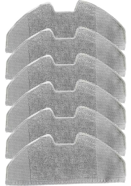 6pcs Eufy X8 Pro Serie X8 Pro Ses Robot Vakum Süpürge Yedek Yedek Yıkanabilir ve Yeniden Kullanılabilir Mop Bezi (Yurt Dışından)