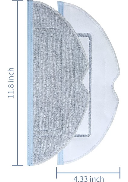 6 Paket Vakum Yedek Paspas Roborock S7 S7+ T7S Için Plus Aksesuarlar Yeniden Kullanılabilir Islak Mikrofiber Yumuşak Ped (Yurt Dışından) modelleri