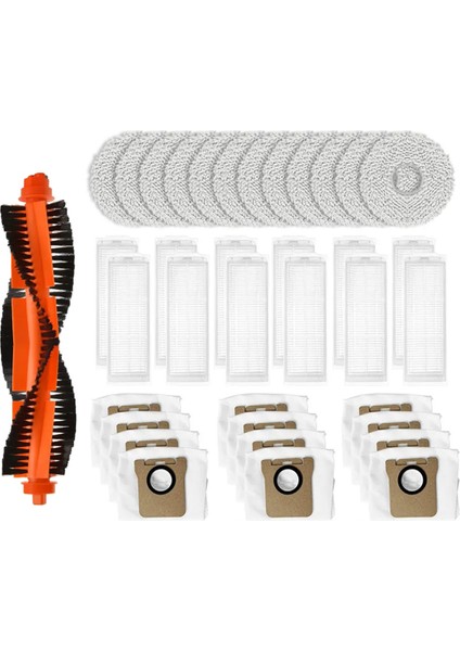 Xiaomi Mijia M30 Pro / C107 Için Robot Vakum Süpürge Ana Fırça Mop Bezi Yığın Filtre Toz Çanta Aksesuarları Parçalar (Yurt Dışından)